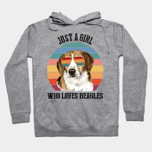 Just a girl Who loves beagles Hoodie